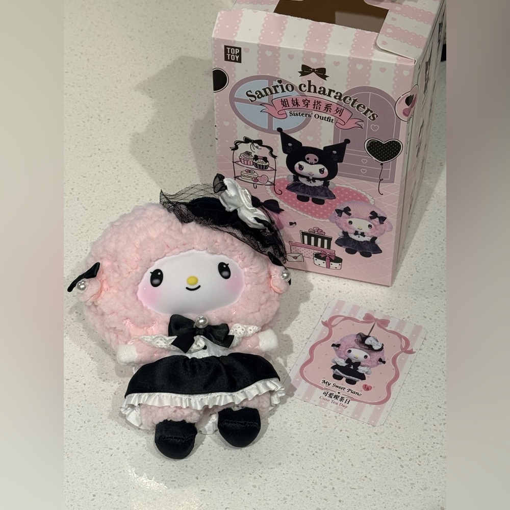 Top Toy Sisters Outfit Series Vinyl Plush Blind Box - Sweet Piano Cute Tea Day